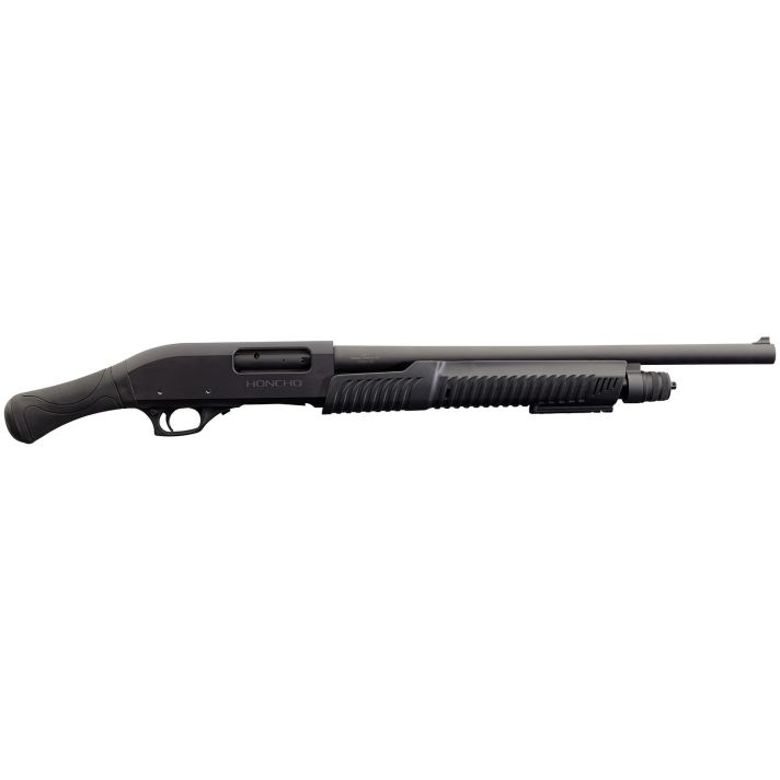 Chiappa Firearms 930.363 Honcho Tactical *CA Compliant 12 Gauge Pump 3" 5+1 18.50" Black Steel Barrel, Black Drilled & Tapped Aluminum Receiver, Black Birds Head Polymer Grip