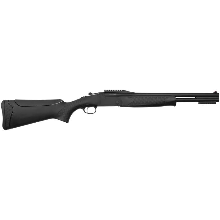 Chiappa Firearms 930.384 202 AXT 12 Gauge 3" 2 20" Black Over/Under Vent Rib Barrel, Black Picatinny Rail Steel Receiver, Black Adj Comb Synthetic Stock