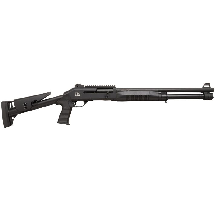 Chiappa Firearms 930.386 601 DPS Full Size Frame 12 Gauge Semi-Auto 3" 5+1 18.50" Black Steel Barrel, Black Picatinny Rail Aluminum Receiver, Black Fixed Synthetic Stock, Black Rubber Grip