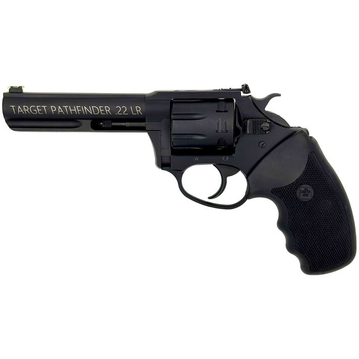Charter Arms 12242 Pathfinder Target Lite 22 LR 8rd 4.20" Black Frame w/ Black Rubber Grip