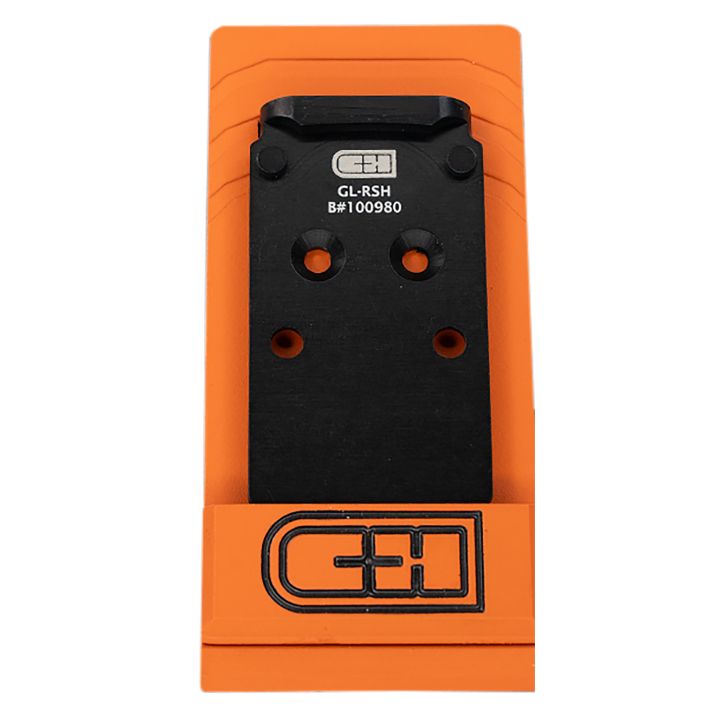 C&h Precision GLRSH V4 MIL/LEO AdapterBlack Anodized Trijicon/Holosun Pattern Footprint