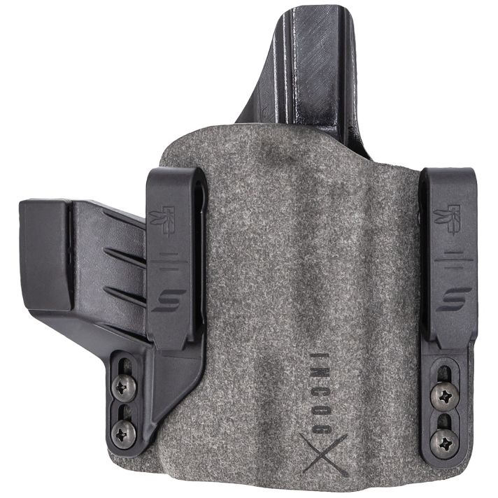 Safariland INCOG0835A0CX261 IncogXIWB Black/Gray Boltaron Belt Clip Fits Glock 17/19 Right Hand