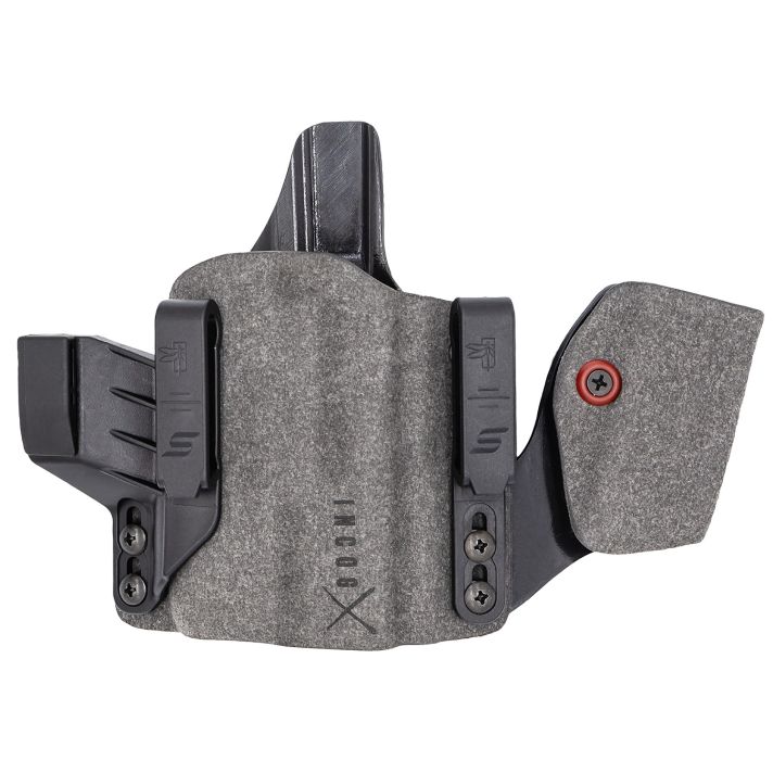 Safariland INCOG0895A0CX261MC IncogXw/Mag Caddy IWB Black/Gray Boltaron Belt Clip Fits Glock 43X/48 Right Hand