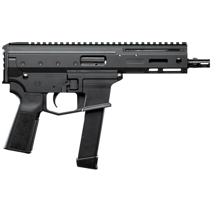 Angstadt Arms AAMDP29P06 MDP-927+1 6" Black Melonite Threaded Barrel Black Cerakote Black Polymer Grips