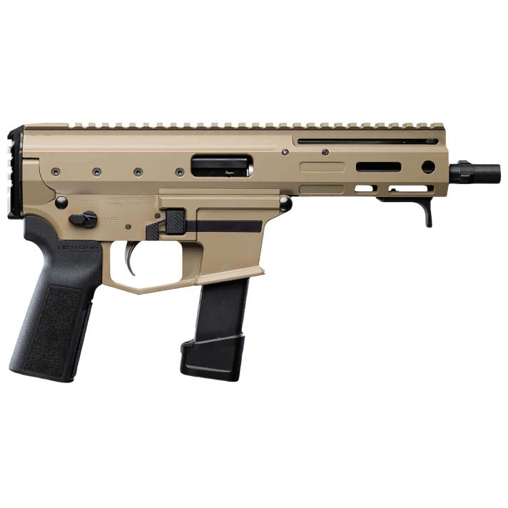 Angstadt Arms AAMDP29PF6 MDP-927+1 6" Black Melonite Threaded Barrel Flat Dark Earth Cerakote Black Polymer Grips