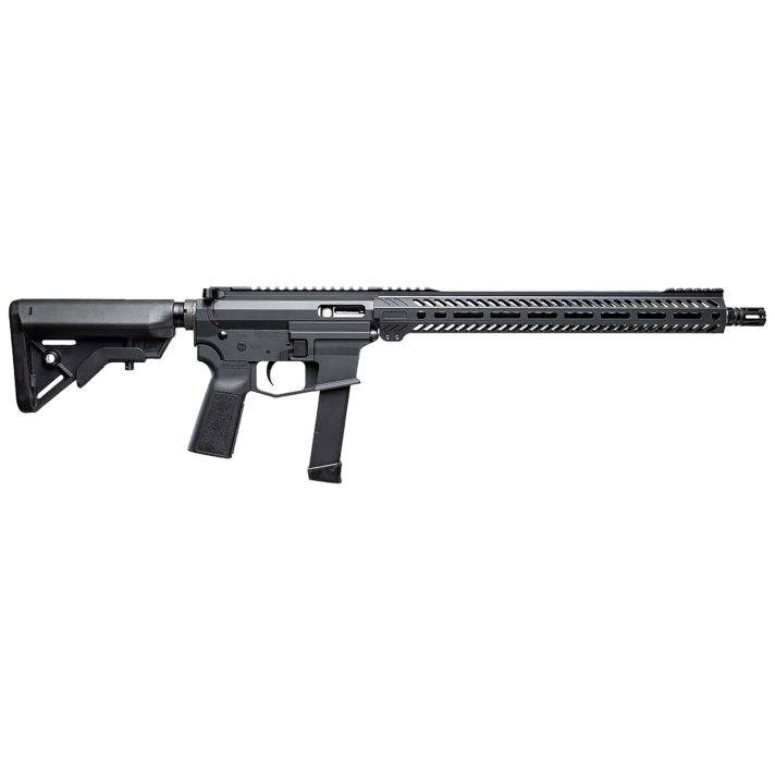 Angstadt Arms AAUDP09R0R UDP-99mm Luger 15+1 16" Black Melonite Threaded Barrel, Black Cerakote Picatinny Rail Aluminum Receiver, 15" M-LOK Handguard, Black Synthetic B5 Bravo Stock