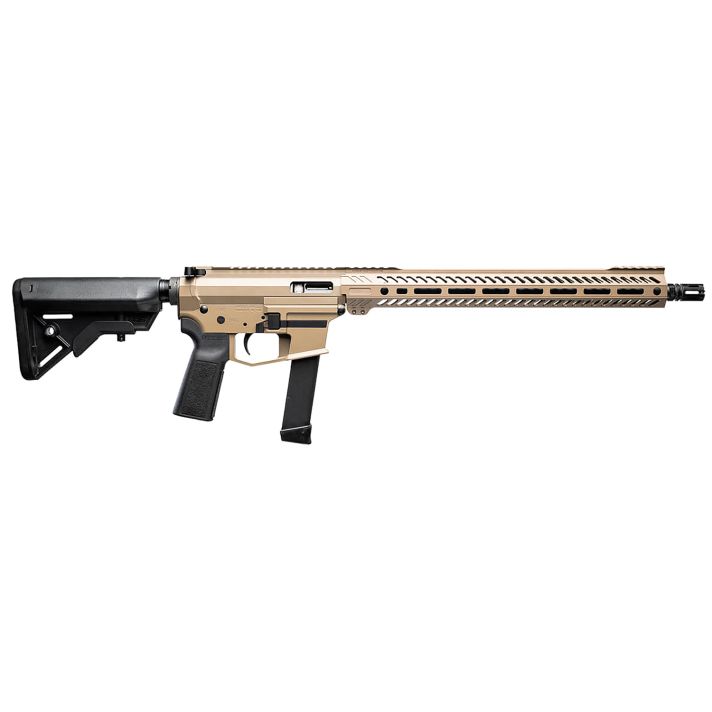 Angstadt Arms AAUDP09RFR UDP-99mm Luger 15+1 16" Black Melonite Threaded Barrel, Flat Dark Earth Cerakote Picatinny Rail Aluminum Receiver, 15" M-LOK Handguard, Black Synthetic B5 Bravo Stock