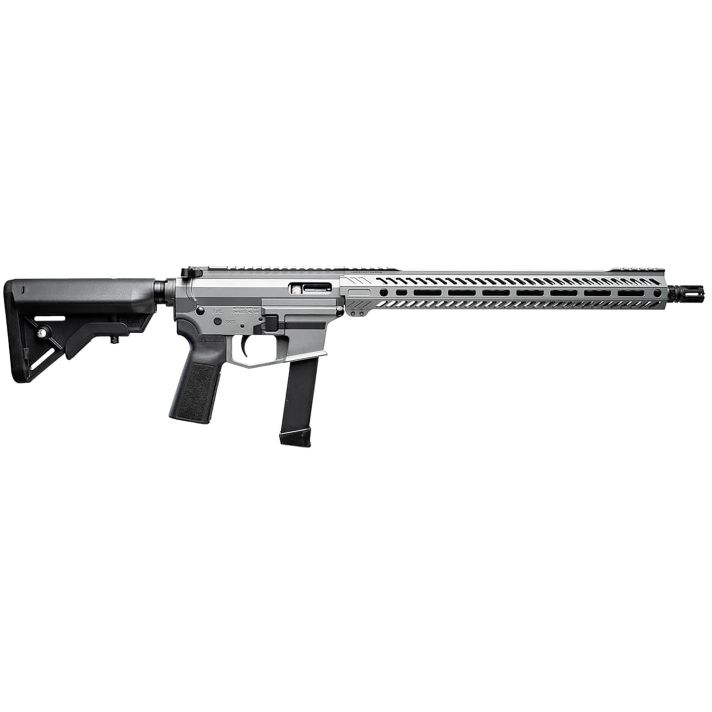 Angstadt Arms AAUDP09RGR UDP-99mm Luger 15+1 16" Black Melonite Threaded Barrel, Tactical Gray Cerakote Picatinny Rail Aluminum Receiver, 15" M-LOK Handguard, Black Synthetic B5 Bravo Stock