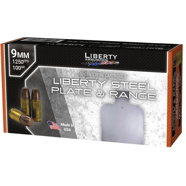 Liberty Ammunition LAR90662 9mm 100gr 50 Per Box/25 Case