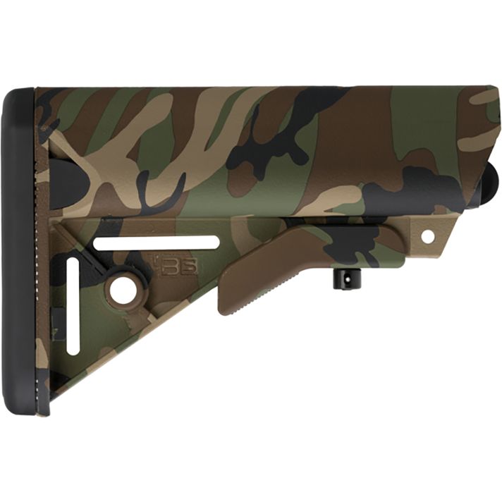 B5 Systems SOP1188 Enhanced SOPMOD Woodland Camo Polymer Fits AR-15