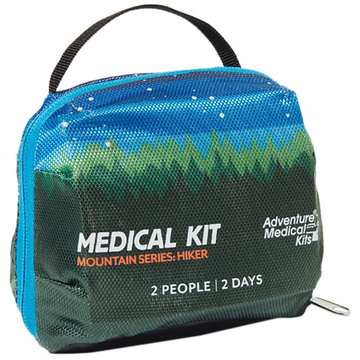 Adventure Medical Kits 01001021 Mountain Hiker Medical Kit First Aid Water Resistant Orange/Blue