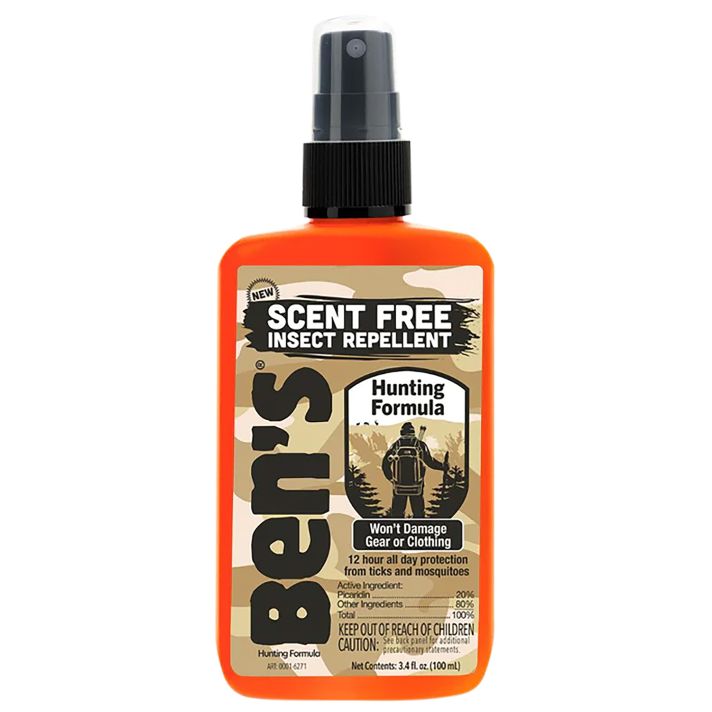 Adventure Medical Kits 00067366 Ben's Hunting Formula Unscented 3.40oz Spray Repels Mosquitos/Ticks Effective Up to 12 hrs