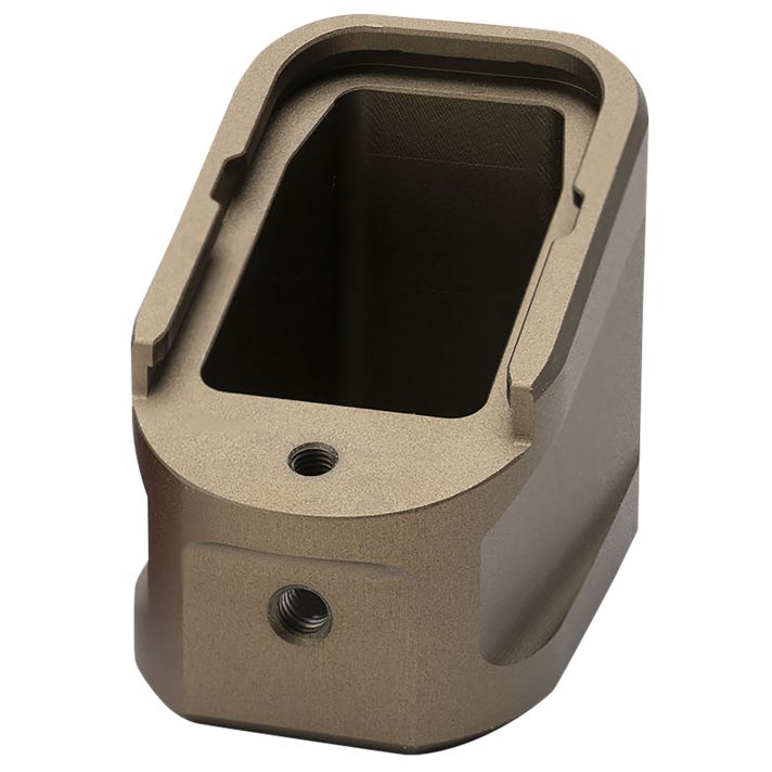 Strike Industries EMPALG17FDE Extended Mag PlateFits Glock G17 Fits Glock G22 Flat Dark Earth 6061 T-6 Aluminum
