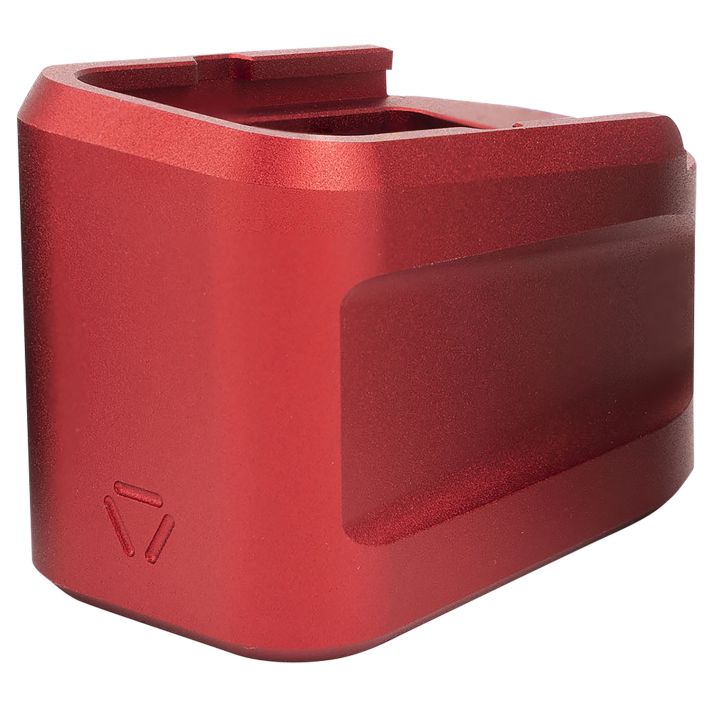 Strike Industries EMPALG19RED Extended Mag PlateFits Glock G19 Red 6061 T-6 Aluminum