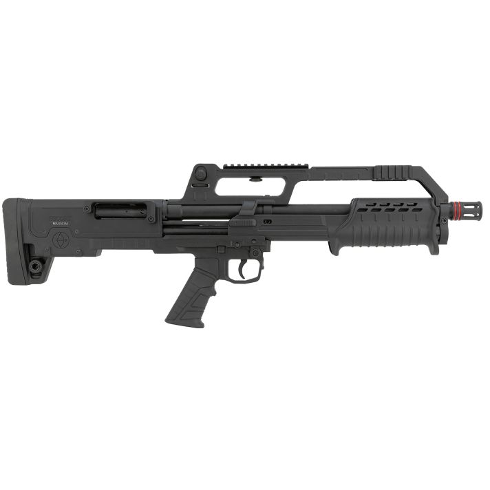 Escort HEBP12180101BullTac 12 Gauge Pump 3" 5+1 18" Black Steel Barrel, Black Picatinny Rail Aluminum/Polymer Receiver, Bullpup w/Pistol Grip Synthetic Stock