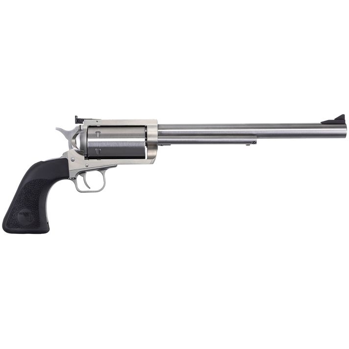 Magnum Research BFR30306 BFR30-30 Win 6rd 10" Stainless Rifled Steel Barrel, Brushed Stainless Cylinder, Stainless Steel Frame, Black Hogue Rubber Grip, Exposed Hammer