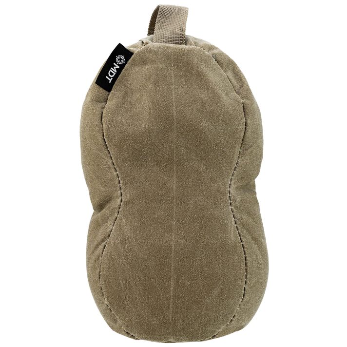 Mdt Sporting Goods Inc 108049-COY Traveller Shooting Bag Coyote Brown Nylon Webbing Straps 500D Cordura Fabric House Fill 1lb