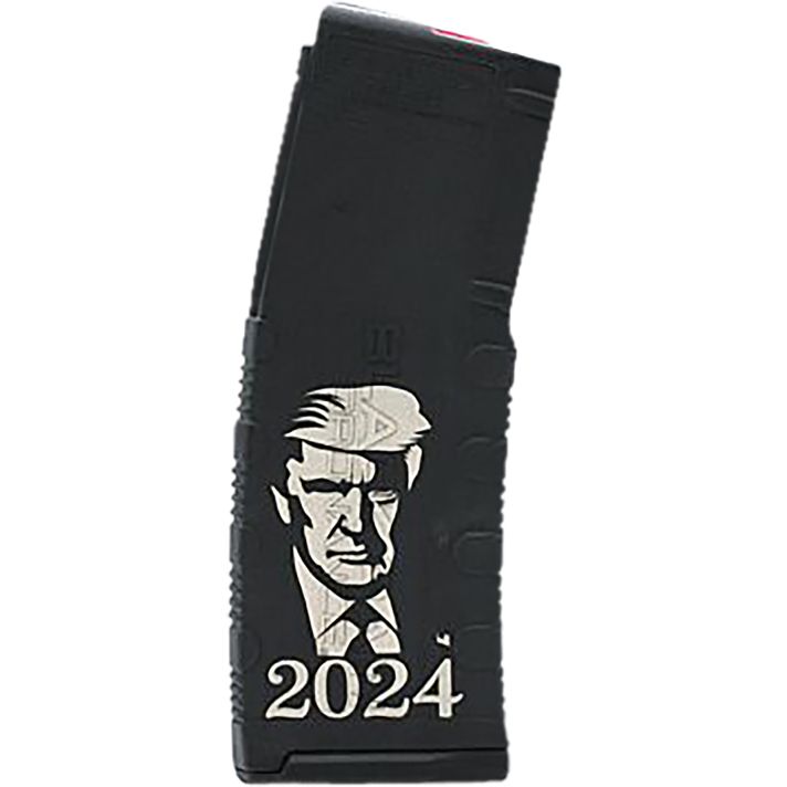 Black Rain OrdnanceMagazine30rd 223 Rem/ 5.56 NATO Trump 2024 Engraving Fits AR-15 Black Polymer