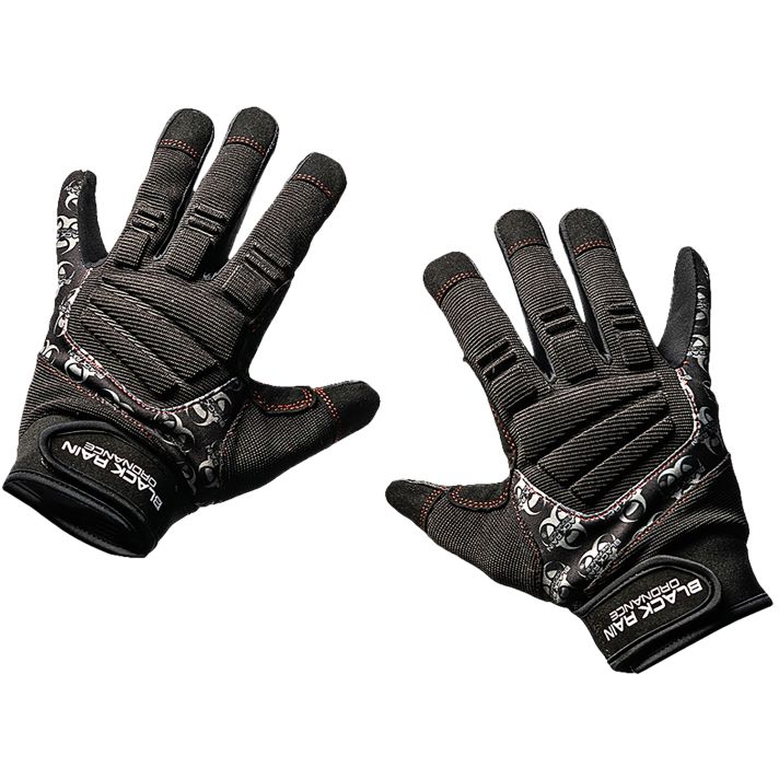 Black Rain Ordnance TACTGLOVEBLK/GRYS Tactical GlovesBlack/Gray Small Velcro
