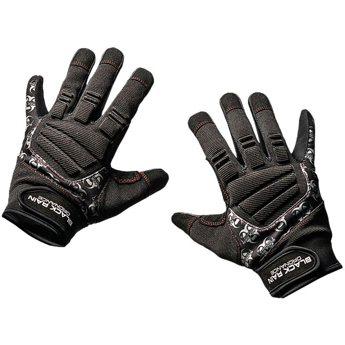 Black Rain Ordnance TACTGLOVEBLK/GRYXL Tactical GlovesBlack/Gray XL Velcro