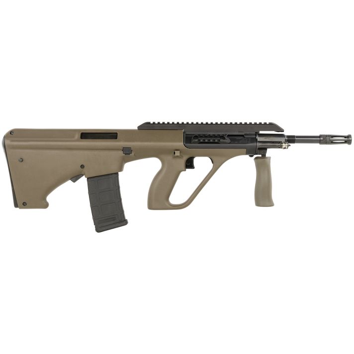 Steyr Arms AUGM2GRNEXT AUG A3 M2 5.56x45mm 6" OD Green Synthetic Bullpup Stock Waffle Mag