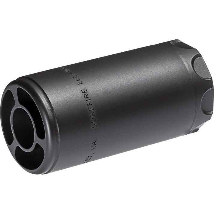 SureFire WARDEN1/2-28-BK Warden5.56mm/7.62mm 1/2"x28 Stainless Steel Black Cerakote