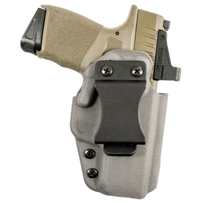 DeSantis Gunhide 220LA1LZ0 Mean StreakIWB Pewter Gray Kydex/ Fits Glock 19/45/23/32 Belt Clip Mount Right Hand