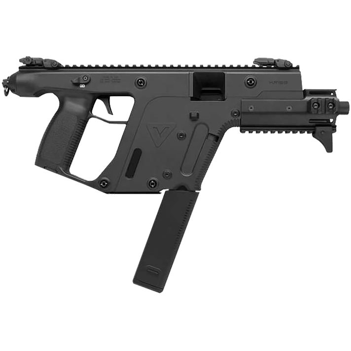 Kriss USA KV90PBL30 Vector Enhanced SDP Gen2 9mm Luger 40+1 6.50" Black Nitride Threaded Barrel, Black Picatinny Rail, MK5M Modular Rail, Black Polymer Grip, Glock Magazine Compatible