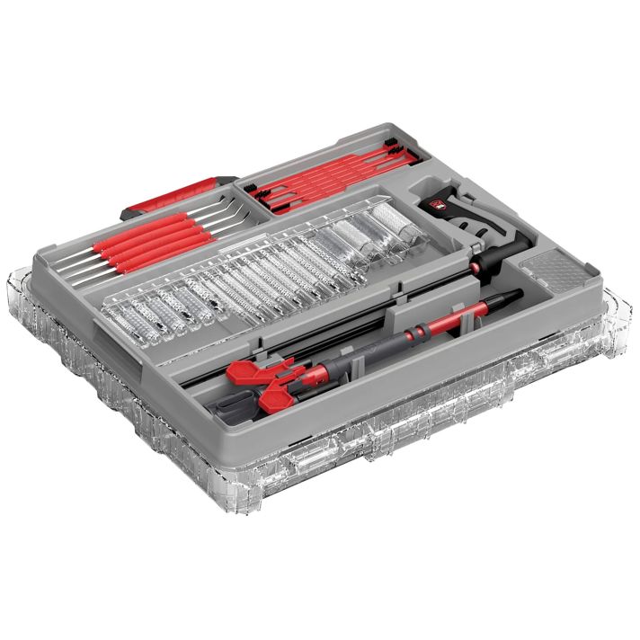 Real Avid AVBMMK Bore-Max Master Cleaning Kit & Mobile WorkstationMulti Cal 12/20 Gauge Gray/Red