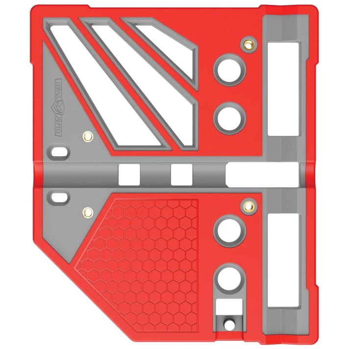 Real Avid AVMBBPRO Master Bench Block Pro Gray/Red Durable Resin Compatible w/ Pistols/Long Guns