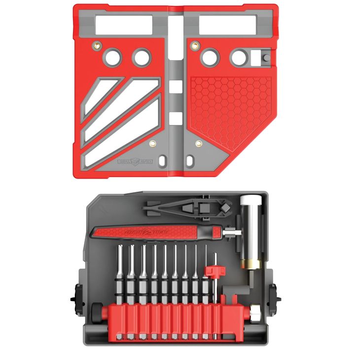 Real Avid AVMBBPKITMaster Gray/Red Steel 18 Pieces