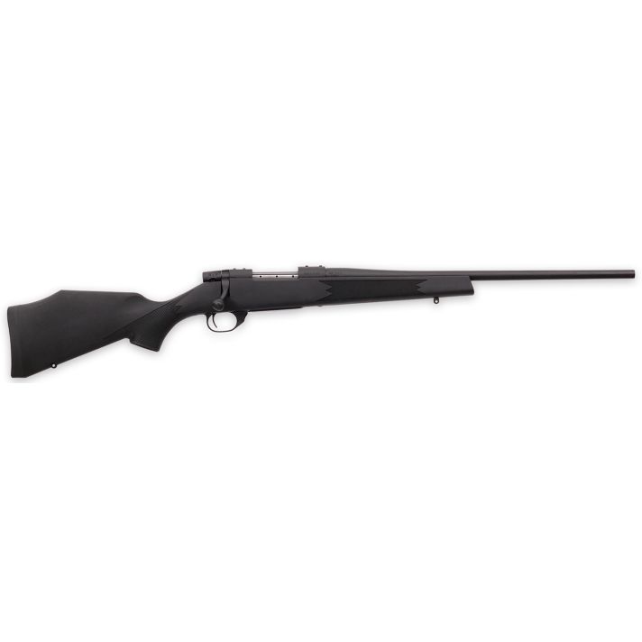 Weatherby VYT243NR0T Vanguard Synthetic Compact 243 Win 5+1 20" Matte Blued #1 Threaded Barrel, Matte Blued Drilled & Tapped Steel Receiver, Black Adjustable Synthetic Stock