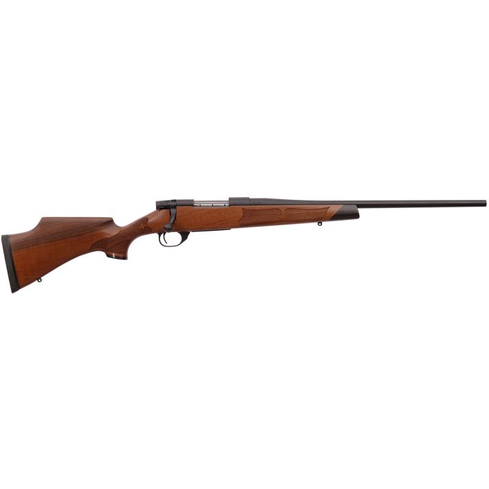 Weatherby VWR7M8RR0T Vanguard Camilla Compact 7mm-08 Rem 5+1 20" Matte Blued #1 Threaded Barrel, Matte Blued Drilled & Tapped Steel Receiver, Grade A Turkish Walnut Monte Carlo Wood Stock