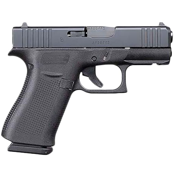 Glock UX4350201FR G43XSub-Compact Frame 9mm Luger 10+1 3.41" Black GMB Barrel, Black nDLC Front Rail/Serrated Steel Slide, Black Polymer Frame w/Beavertail, Black Textured Grip, Ambidextrous