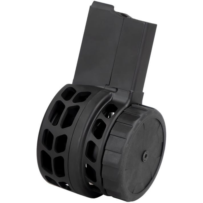 WARRIOR SYSTEMS MFG CO W15ABSK1 Warrior Skeletonized 50rd 5.56x45mm Fits AR-15 Armor Black Aluminum