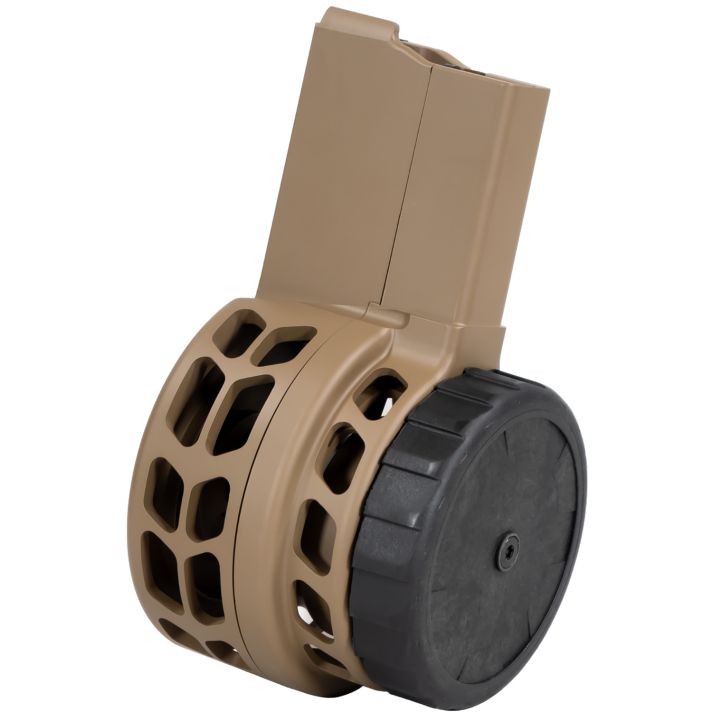 WARRIOR SYSTEMS MFG CO W15FDESK1 Warrior Skeletonized 50rd 5.56x45mm Fits AR-15 Flat Dark Earth Aluminum