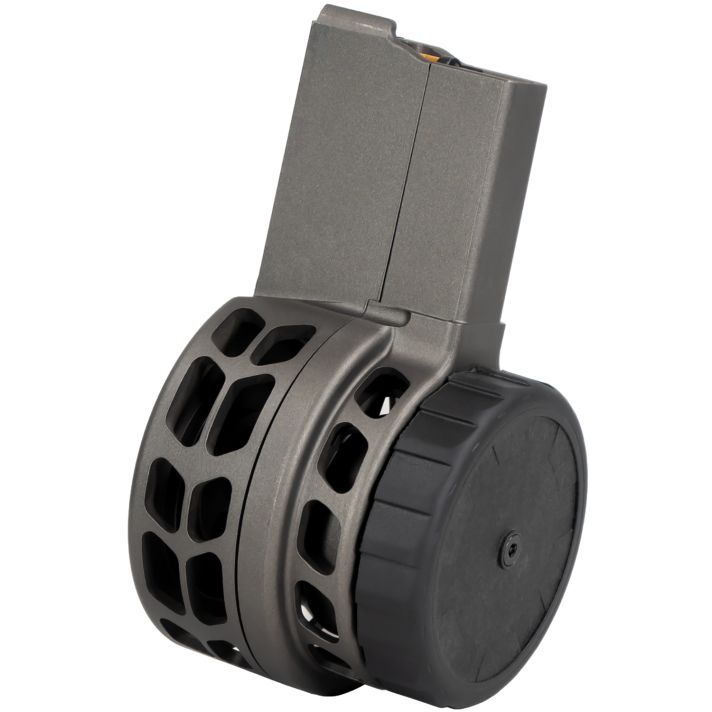 WARRIOR SYSTEMS MFG CO W15TUSK1 Warrior Skeletonized 50rd 5.56x45mm Fits AR-15 Tungsten Gray Aluminum