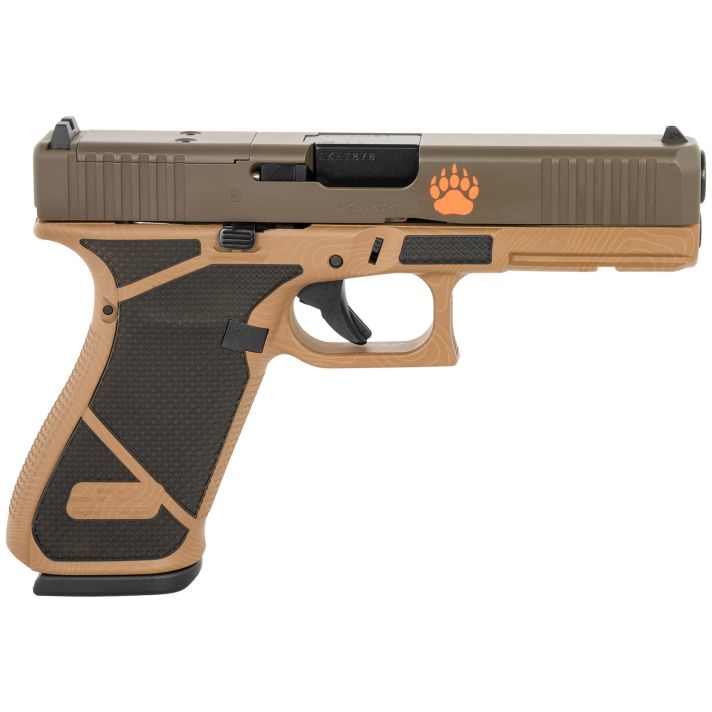 Glock UA205S204MOSN G20 Gen5 Full Size Frame 10mm Auto 15+1 4.61" Black Steel Barrel Grizzly Glock Serrated Steel Slide Grizzly Glock Polymer Frame w/Picatinny Rail Ambidextrous