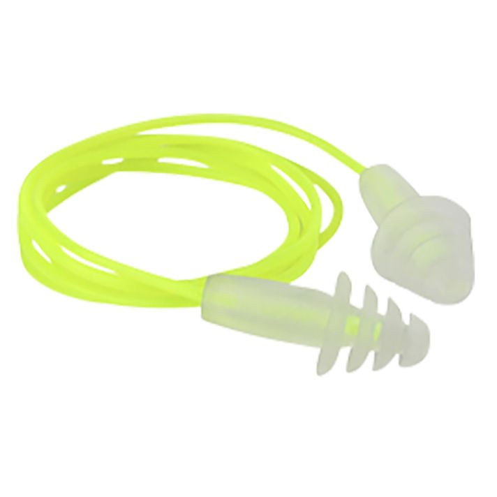 Radians FP43HVBP3 Resistor Flanged Earplugs Thermoplastic 27dB Yellow/Clear 3Pair