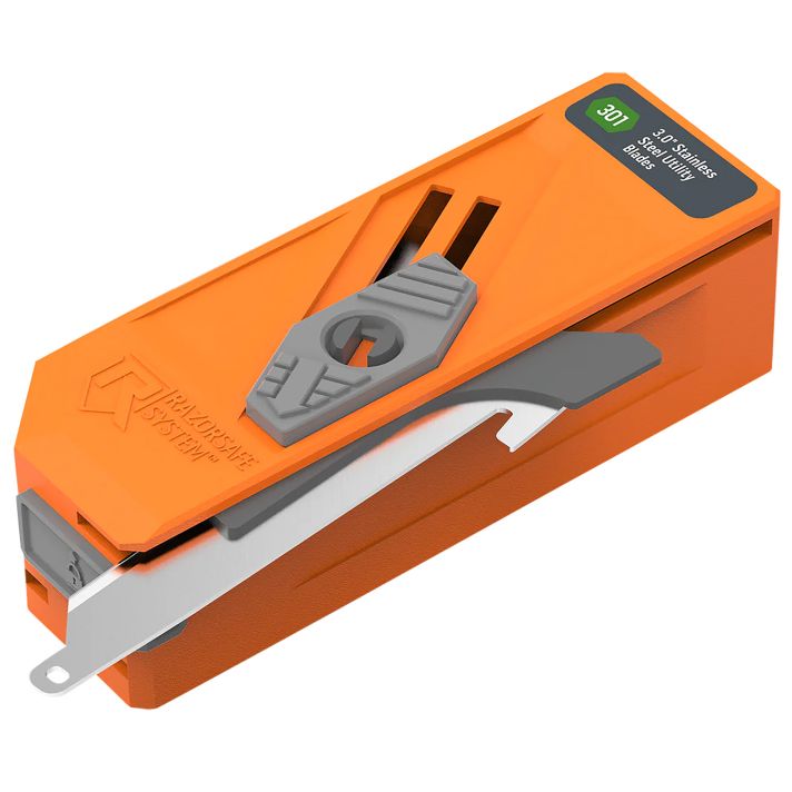 Outdoor Edge RR30D12C Blade DispenserBlaze Orange, 12 Drop Point 3" 420J2 SS Blades