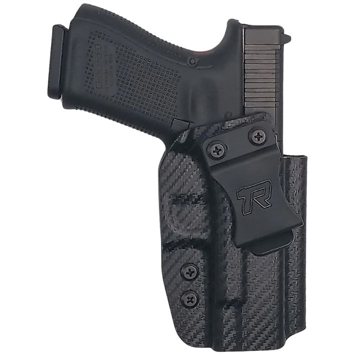 Rounded Gear GLK192332CFRHVAR KydexIWB Black Kydex Fits Glock 19 Belt Clip Right Hand