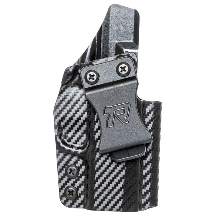 Rounded Gear SSRP365CFRHVAR KydexIWB Black Kydex Fits Sig P365 Belt Clip Right Hand