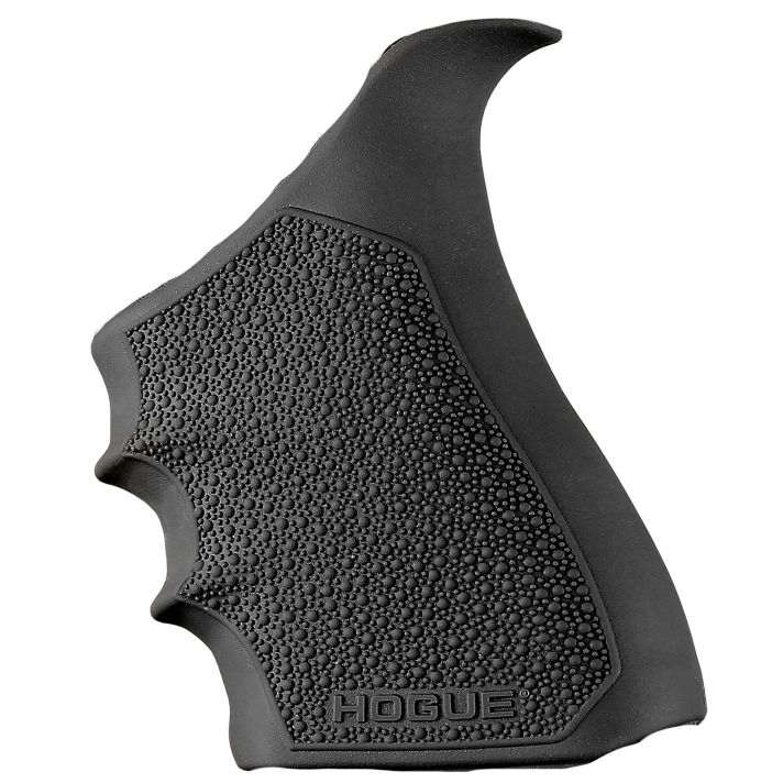 Hogue 17030 Grip Sleeve Handall Beavertail Black Rubber