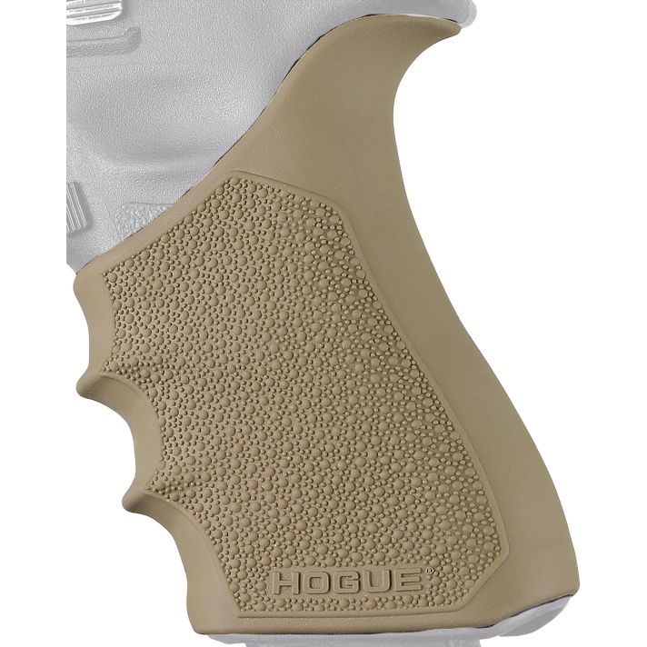 Hogue 17033 Grip Sleeve Handall Beavertail Flat Dark Earth Rubber
