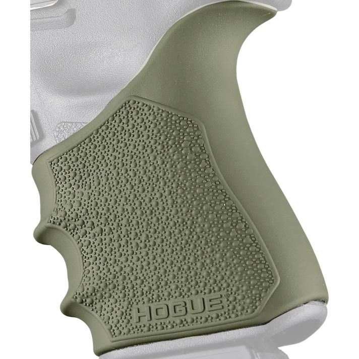 Hogue 17041 Grip Sleeve Handall Beavertail OD Green Rubber