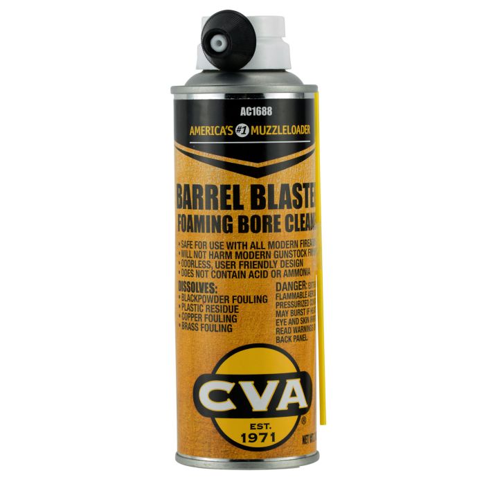 CVA AC1688 Barrel Blaster Bore Cleaner Removes Fouling 8 oz Foam