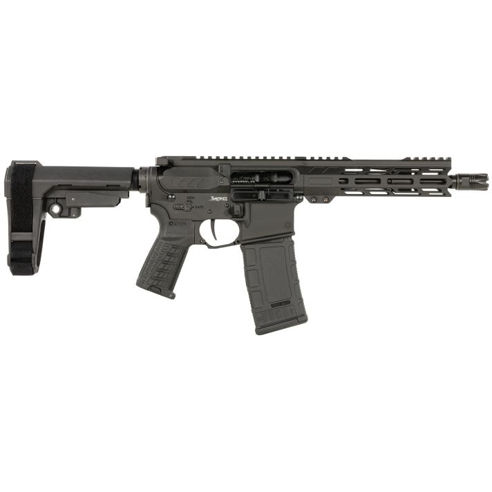 CMMG 30AF20AAB Banshee MK4 300 Blackout 30+1 8" Black Nitride Medium Taper Threaded Barrel, EML 7" M-LOK Handguards, Black Armor Cerakote Aluminum Picatinny Rail Receiver, CMMG Zeroed Grips