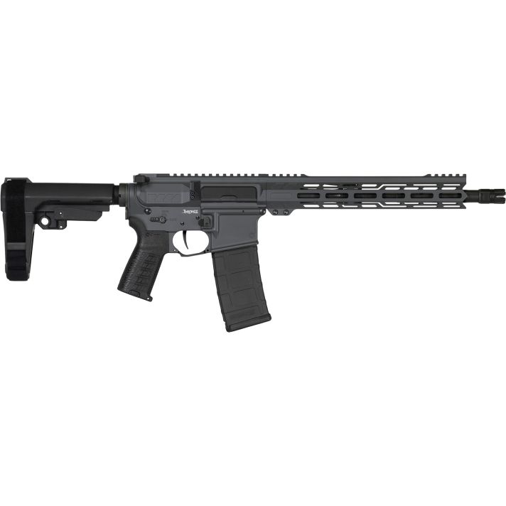 CMMG 30AB20FSG Banshee MK4 300 Blackout 30+1 12.50" Black Nitride Medium Taper Threaded Barrel, EML 7" M-LOK Handguards, Sniper Gray Cerakote Aluminum Picatinny Rail Receiver, CMMG Zeroed Grips