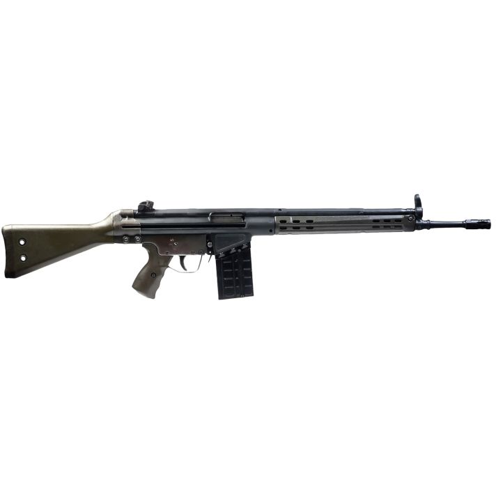 Century Arms RI5601X CA-37.62x51mm NATO 20+1 18" Black Threaded Barrel, Black Charging Handle Steel Receiver, Black Synthetic Fixed Stock