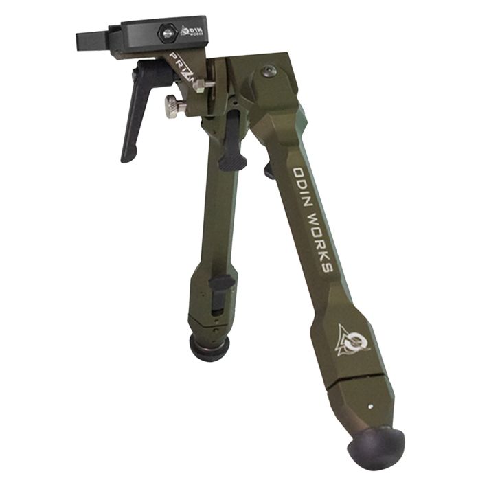 Odin Works BPPRIZMARCARG Precision Bipod Arca Ranger Green 4.0"-14.50" 6061 Aluminum/303 Stainless Steel